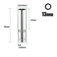 thumbnail image 1 of MYG 1PC 3/8inch Deep Socket Adapter Hex Socket Wrench Heads Ratchet Tool 8-24mm, 1 of 8