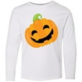 thumbnail image 3 of Inktastic Halloween Pumpkin Long Sleeve Youth T-Shirt, 3 of 5