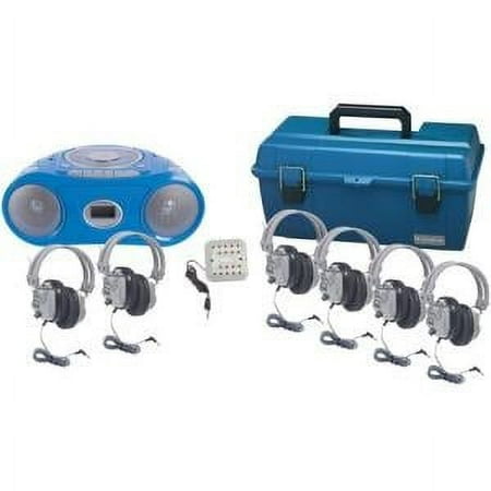 UPC: 0681181131013 | 6 PERSON BLUETOOTH/CD/CASSETTE LISTENING CENTER VIA ERGOGUYS