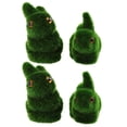 thumbnail image 1 of Shisuyan Bunny Decor Moss Rabbit Figurines Artificial Moss 4Pcs 3.9x2.4x2in, 1 of 9