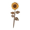thumbnail image 2 of Estaca de Metal con Forma de Girasol para Jardín, Decoración de Jardín para Exteriores, Artesanía de Hierro, Adorno de Primavera para Terraza, Patio,, 2 of 9
