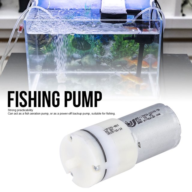 Fish Air Pump, Fishing Pump Portable Practical DC6V For Fishing