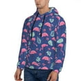 thumbnail image 2 of Hoodies for Men - Leaves Bird Long Sleeve Comfrt Men'S Fashion Hoodies & Sweatshirts, Sweatshirts for Men Hoodies Pullover Clothing Clothes with Pouch, 2 of 7