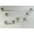 thumbnail image 5 of Kingston Brass  Santa Fe 5-Piece Bathroom Accessory Set Polished Chrome Chrome Finish, 5 of 5