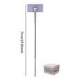 thumbnail image 3 of CY5O5ee Mini Mop with 4 Reusable Cloths Wall Mount Washable Mop Flat DustMop for Small Spaces Floor Cleaning for Home Kitchen Bathroom Convenient Cloth Changing Mops, 3 of 9