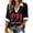 Dark Blue, variant on Bexdxz Polo Shirts for Women Three-Quarter Sleeve Vintage Printed Memorial Never Forget 9/11 25th Polo Shirt V Neck Tops Dark Blue XL
