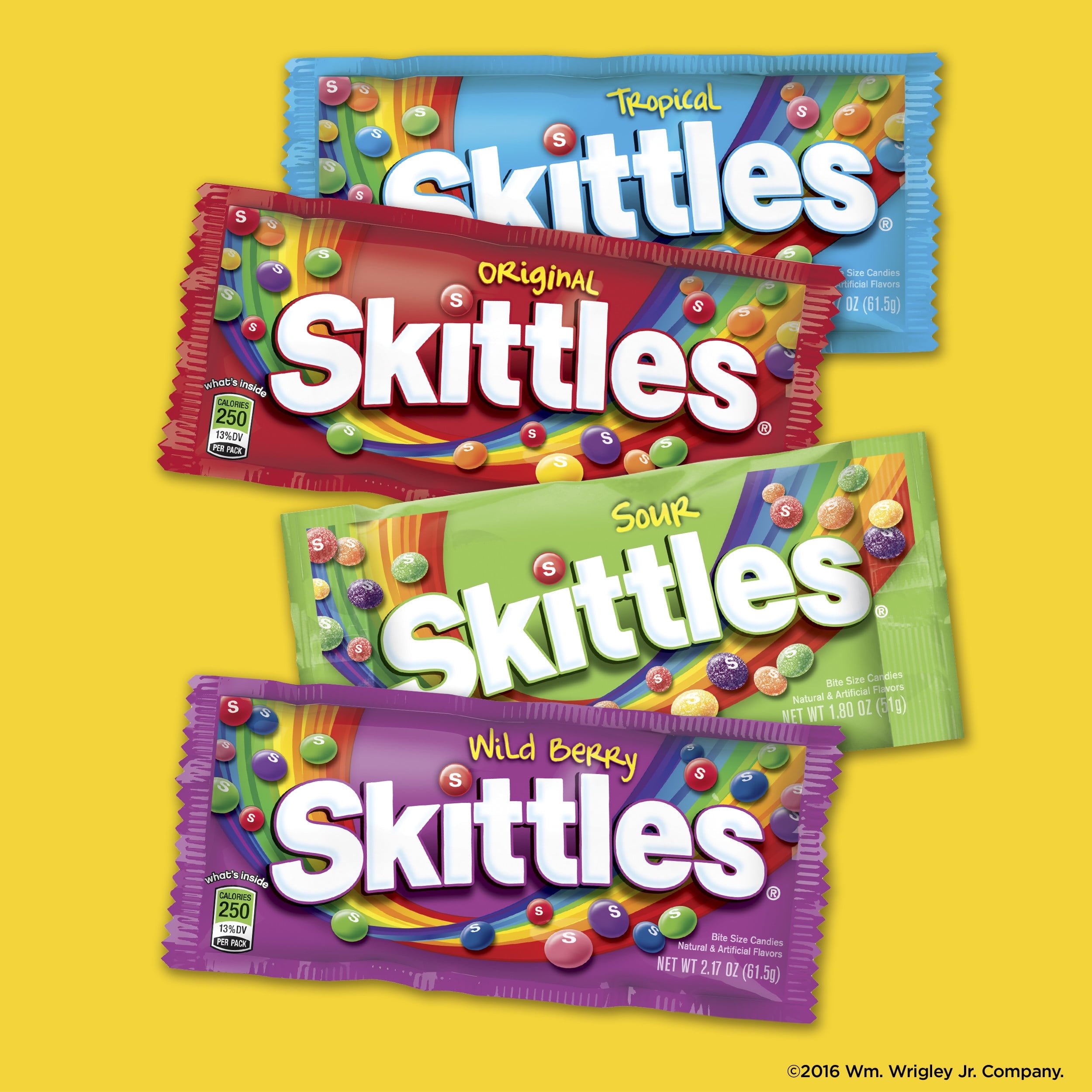 Skittles and Starburst Fruity Candy Variety Box, 30 Single Packs