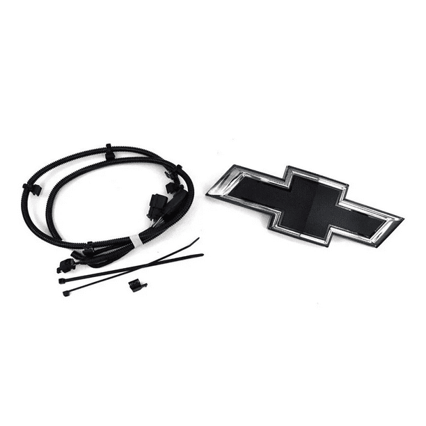 Emblema Parrilla GM PARTS Cheyenne 2020-2021 Original Negra Con Luz