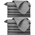 thumbnail image 3 of CIVG 10pcs Cleaning Cloth Reusable Microfiber Cleaning Pad High Water Absorption Stripe Free Cleaning Towel Rag Multipurpose Polishing Cloth for Kitchen Glass Car Window Cleaning 30 脳30cm/20 脳 30cm, 3 of 10