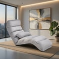 thumbnail image 5 of Demi Bonn Folding Lazy Sofa Couch with Pillow, Adjustable Reclining Floor Sofa for Gaming Reading Relaxing, Sturdy Steel Frame Thick Cushion for Dorm Apartment Living Room, Gray, 5 of 7