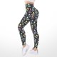 thumbnail image 2 of Gibobby Pantalones de yoga Pantalones de cintura alta estampados para mujer Medias Compresión Yoga Fitness Leggings de cintura alta(Negro,M), 2 of 4