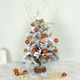 thumbnail image 1 of New Flocking Small Tree Green Table Decoration Christmas Tree Christmas Decoration Mini Table Decoration Holiday Props, 1 of 9