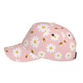thumbnail image 5 of Daiia Daisy And Bee print Baseball Cap Men Women Golf Dad Hat Adjustable Original Classic Low Profile Hat Unconstructed Plain Cap, 5 of 9