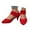 Red, variant on Wovix Sandals For Women Closed Toe High Heel Shoes Pointed Toe Slip On Ankle Strap Commuting Footwear Casual Daily Wear