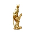 thumbnail image 2 of GROWTH TANK Leopard Statue Animal Sculpture Resin Landscape Crafts Table Centerpiece Cheetah Style B, 2 of 9