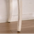 thumbnail image 6 of Coffee Tables Antique White Console Table with Carved Details, Distressed Console Table, Vintage French Country Entry Table with Wood Carvings and Curved Legs for Hallway Living Room,Wooden Coffee Ta, 6 of 9