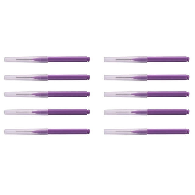 80 Unids Hilo Dental Higiene Oral Hilo Dental Suave Cepillo Interdental Palillo de Dientes Saludable para Limpieza de Dientes Cuidado Oral Púrpura