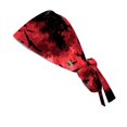 thumbnail image 5 of Halloween Scrub Cap Women Graphic Nurse Hat Lightweight and Breathable Ponytail Surgical Caps, 5 of 6