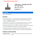 thumbnail image 2 of TPMS Sensor - Compatible with 2005 - 2012 Jeep Liberty 2006 2007 2008 2009 2010 2011, 2 of 2