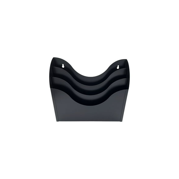 Huron, 3-tier Wall Sorter, 1 Each, Black