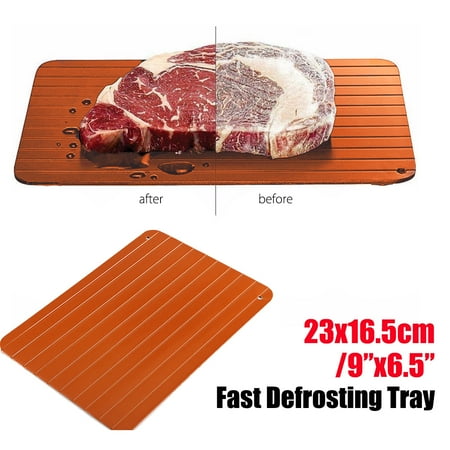 9.2''x6.5''x0.07'' Winter Fast Defrosting Tray Food Thaw Defrost Meat Frozen Food The Safe Way Kitchen & Dining Kitchen (Best Way To Thaw Meat)