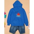 thumbnail image 3 of Buon Ferragosto Juicy Watermelon Hoodie Juniors -Image by Shutterstock,  x-Large, 3 of 4