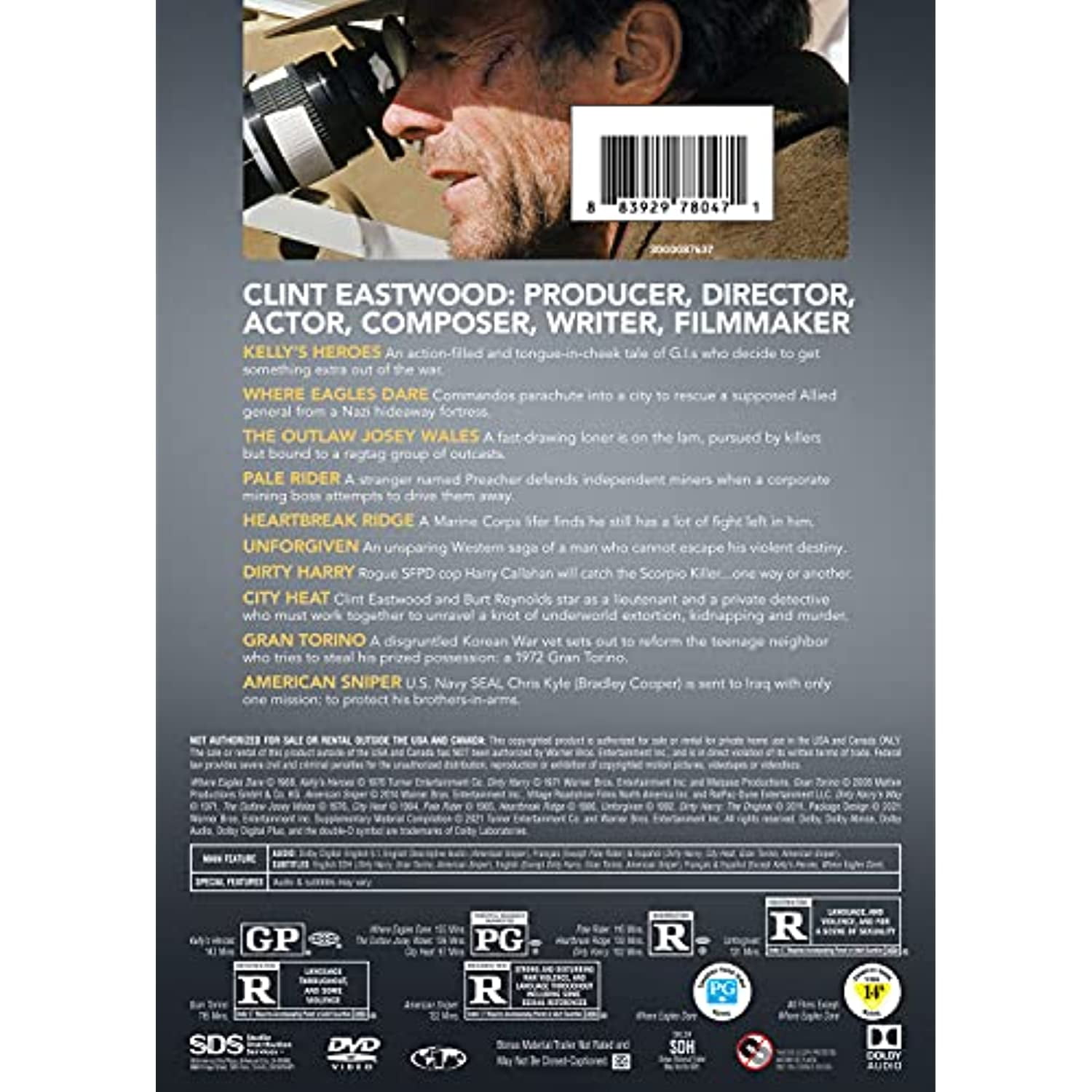 Clint Eastwood Western & War Movies Collection, Volume 5 Clint Eastwood Western & War Movies Collection, Volume 5