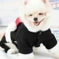 thumbnail image 4 of Windfall Winter Dog Coat Warm Pet Clothing Christmas Tree Pattern Keeping Warmth Soft Texture Pet Dog Coat Clothes for Christmas, Cold Weather Apparel Clothes for Small Dogs, 4 of 8