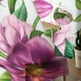 thumbnail image 5 of Beautiful Tropical Flowers Sheer Window Curtains For Living Room Bedroom Modern Voile Tulle Curtains Fabric Drapes For Kitchen, 5 of 7