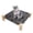 Black Diamond, variant on Pozico Standard Elevated Cat Bed, 1 Pack White Diamond Pattern Elevated Pet Cot, Wooden Frame Breathable Mesh Hammock for Small Cats Indoor Outdoor