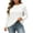 White, variant on yillto Womens Cable Knit Sweater Plus Size Fall Winter Round Neck Pullover Fashion Knit Long Sleeve Sweaters