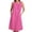 Hot Pink, variant on AherBiu Sundresses for Women Crewneck Sleeveless Lightweight A-Line Casual Loose Summer Dresses with Pockets