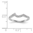 thumbnail image 7 of 14K White Gold Ring Band Wedding Diamond Round, 7 of 7