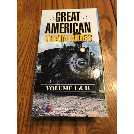 Great American Train Rides Vol I & II (VHS, 1994, 2-Tape) Ships N