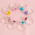 thumbnail image 3 of 36PCS Kid's Ring Set Cute Rhinestone Decor Adjustable Finger Ring Jewelry Ring, 3 of 9