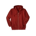 thumbnail image 5 of Kingsize Men's Big & Tall Fleece Zip-front Hoodie Jacket, 5 of 6
