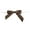 Brown, variant on Reliant Ribbon - 5171-51003-2X1, Satin Twist Tie Bows - Small Bows, Emerald, 5/8 Inch, 100 Pieces