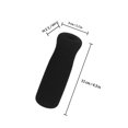 thumbnail image 2 of CRAFTHROU 2Ud Empuñaduras Para Bastón Antideslizantes Negras Con Material Cómodas Para Uso Diario, 2 of 8