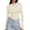 Beige, variant on Ekouaer Women's Long Sleeve Shirts Tight Fitted Tops Crewneck Underscrubs Tee Lightweight Basic Thermal Undershirts