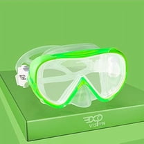 Kids Snorkel Swim Mask, Child Diving Mask Anti-Fog Swim Goggles with Nose Cover for Snorkeling Diving Swimming