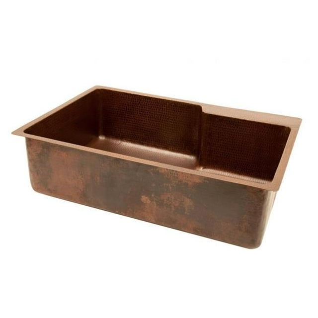 Premier Copper Products KSFDB33229 Évier de Cuisine en Cuivre de 33 Po