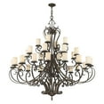 thumbnail image 5 of 5498-58-Livex Lighting-Millburn Manor - 28 Light Chandelier in French Country Style - 63 Inches wide by 64 Inches high, 5 of 7