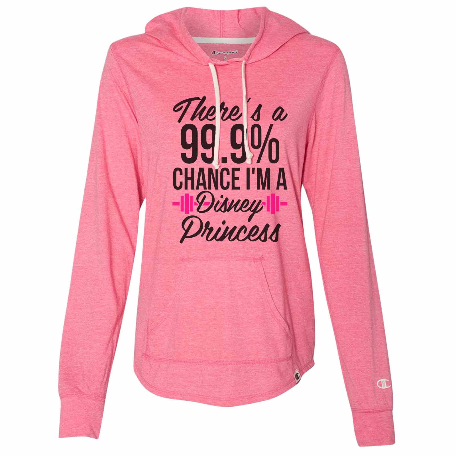light pink women's champion hoodie