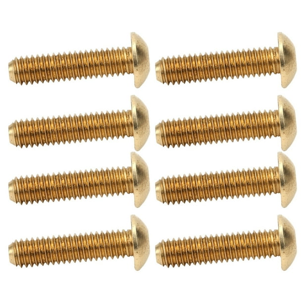 Tornillos, 50 tornillos hexagonales, tornillos de cobre puro, sujetadores de tornillos, diseño de próxima generación Jadeshay A