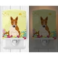 thumbnail image 2 of Caroline's Treasures BB6135CNL Easter Eggs Bull Terrier Red White Ceramic Night Light, 6x4x3", multicolor, 2 of 2