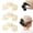 Bright White, variant on 5 PCS Claw Clips for Baseball Caps, Trucker Hat Hair Clips for Women, Non Slip Strong Hold Trucker, Gift Hair Accessoires