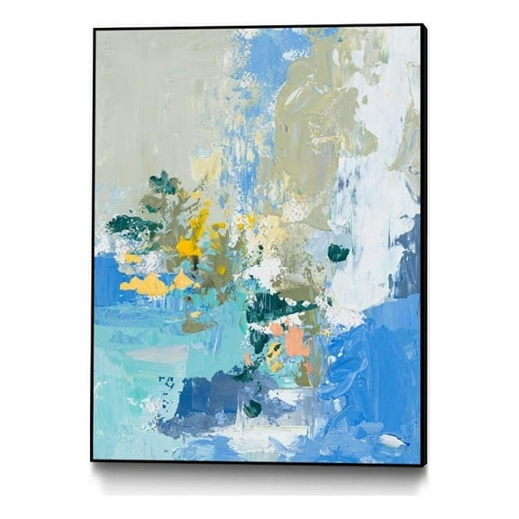 Giant Art Canvas  30x40 Beachside II Framed in Multi-Color