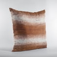 thumbnail image 2 of Plutus Orange Brown Furever Animal Faux Fur Luxury Throw Pillow - Double sided 20" x 20", 2 of 5