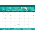 thumbnail image 3 of Crackled Blush | 2027 14x10" 18 Months Desk Pad Calendar | July 2026 - December 2027, 3 of 9