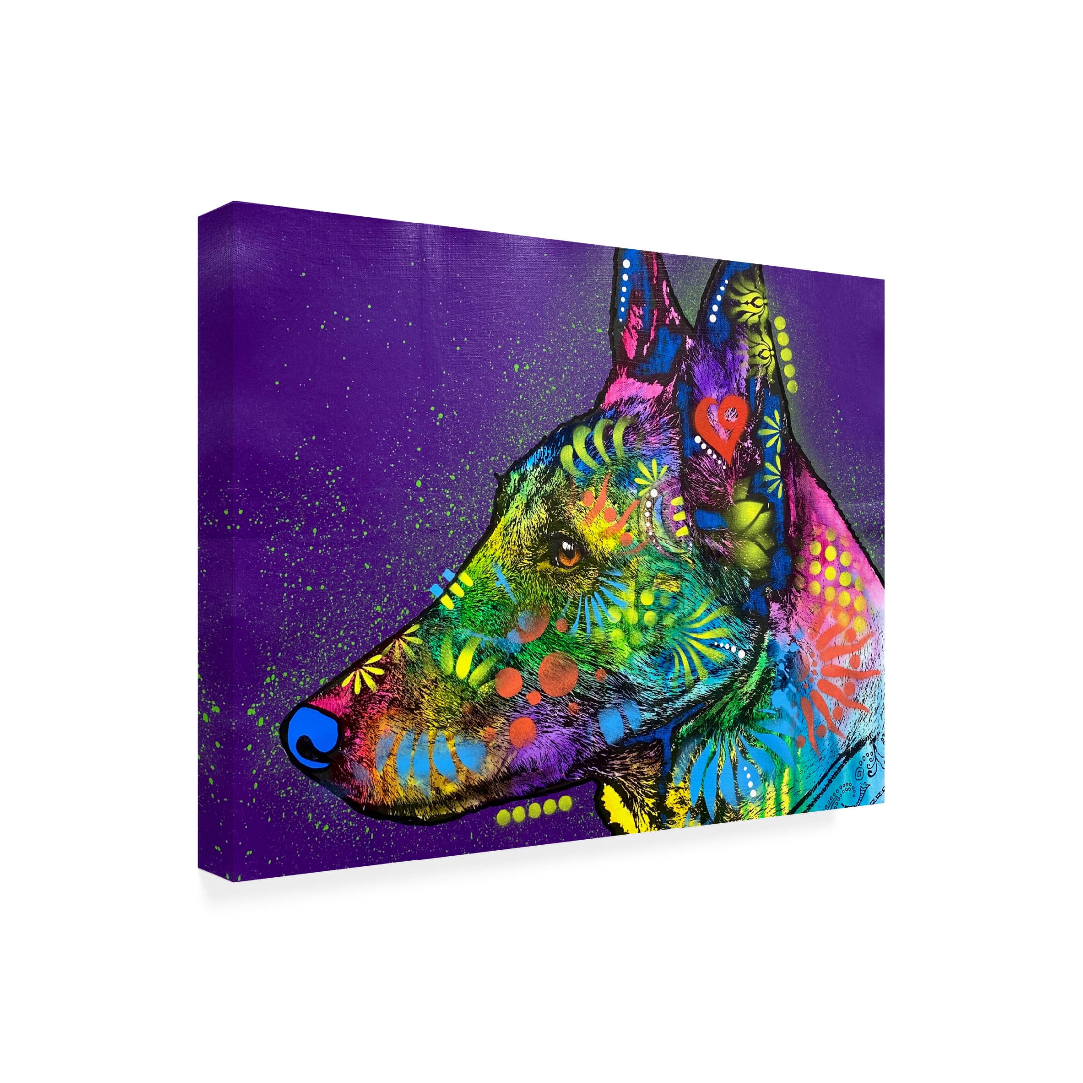 Canvas Wall Art - Dean Russo 'Spotlight on the Horizon' Wall Art for Living Room, Bedroom, or Office Décor by Trademark Fine Art - 47 x 35 Inches